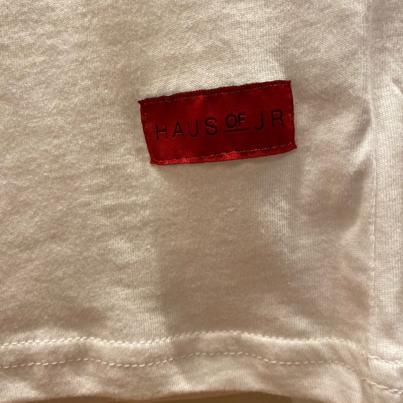 Haus of Jr WHITE Gerrell Tee Sz 12 NWOT - Picture 7 of 10